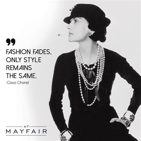 sayings by coco chanel|coco chanel quotes fashion fades.